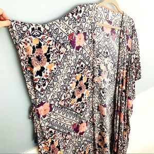 Kimono Beach Swim Cover Boho Tassel Detail